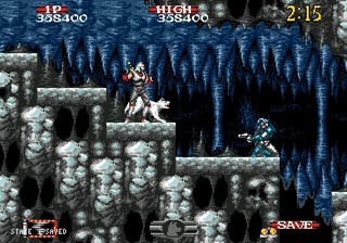 une photo d'Ã©cran de Shadow Dancer - The Secret of Shinobi sur Sega Megadrive